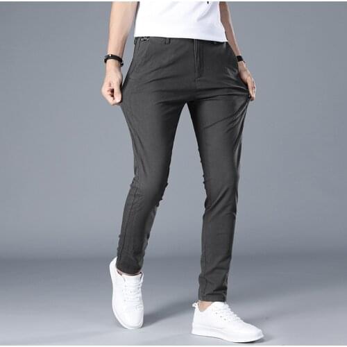 New Spring Summer Men Hiking Pants Breathable Quick Dry Thin Stretch Cotton Trousers Outdoor Camping Trekking Slim Pencil Pants