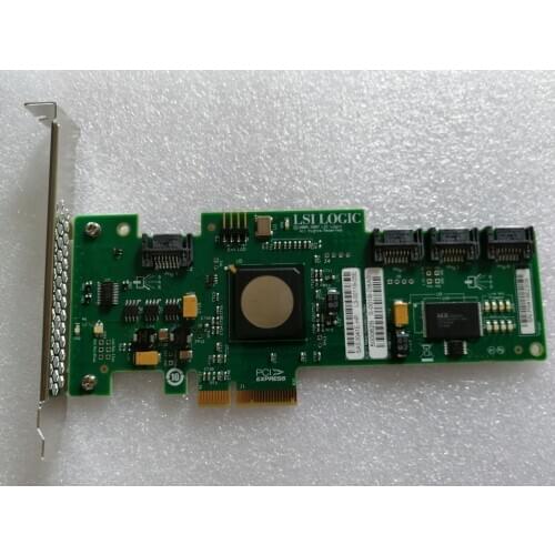 LSI LSI00168 3041e-r 1064e chip raid 4port 3gb/s 3041e pcie RAID0 1 1E