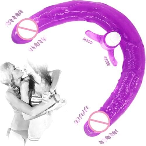 Long Penis Realistic Dildo Vibrator Sex Toys for Women Lesbian Double Head Vibrators for Woman Female Masturbator Adult Products
