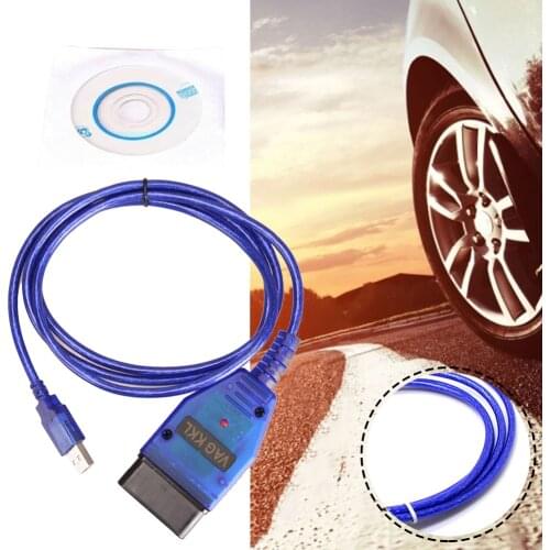 VAG-COM 409.1 Vag Com 409Com vag 409.1 kkl OBD2 USB Diagnostic Cable Scanner Interface For VW Audi A3 A6 Seat Volkswagen Skoda
