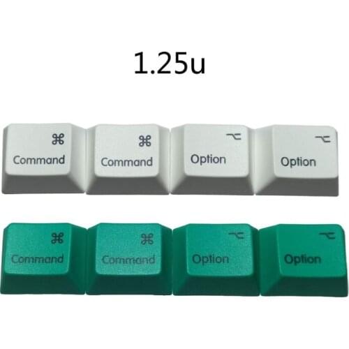 69HA 4Pcs Common Option PBT Dye Subbed Keycaps R1 For Mechanical keyboard Keycaps 1.25U 1.25X Key