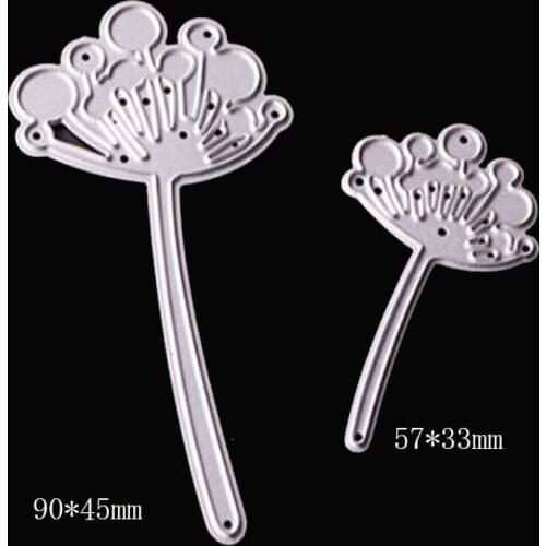 Metal Cutting Dies 2psc flowers Dies Scrapbooking for Card Making Craft Dies Cut Photo Album Decoration greeting card