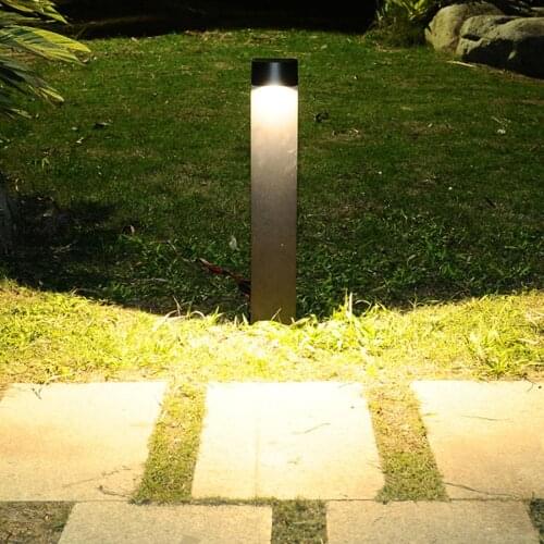 Thrisdar 60CM Outdoor Garden Lawn Light Waterproof Landscape Pathway Light Die-cast Aluminum Villa Pillar Light Bollards Lamps