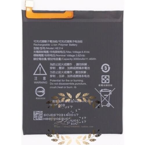 Original battery suitable for SHARP mobile AQUOS Z2 SHARP A1 FS8002 with battery model HE314