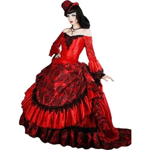 18th century dress Gothic Victorian Steampunk Antoinette Fantasy Masquerade Gown victorian dresses for women costume