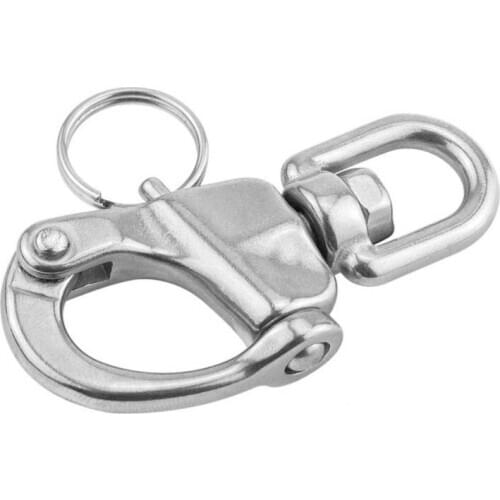 316 Stainless Steel Swivel Carabiner Iron Clip For Dogs Chains / Corrosion Resistant