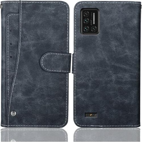 Luxury Wallet UMIDIGI Bison Case 6.3" Vintage Flip Leather Business Protective Cover For UMIDIGI Bison Case Card Slots
