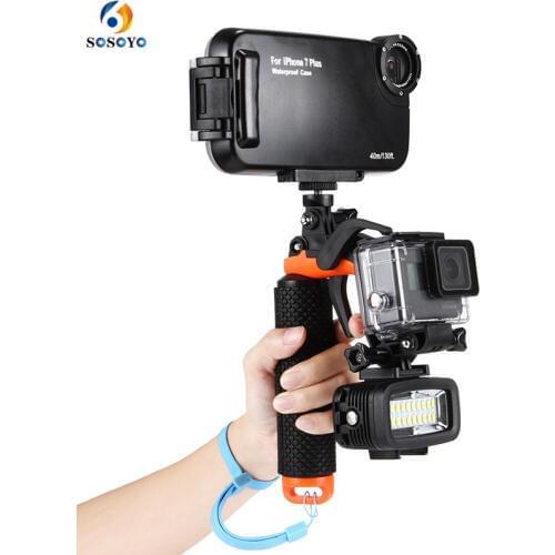 Shutter Trigger Floating Monopod Hand Bobber Grip Buoyancy Stick tripod for GoPro HERO 5/4/3+/3 Sports camera Accessories