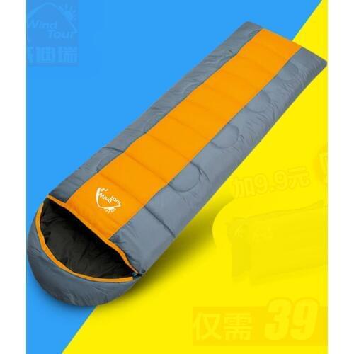 Outdoor Envelope Sleeping Bag Adult Cotton Camping Indoor Saco De Dormirr Lunch Break Thick Portable Travel Sleep Bag Air Sofa