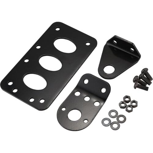 Universal Motorcycle Side Mounted Tail Light Frame License Plate Bracket Retro Metal Motorcycle Accessories