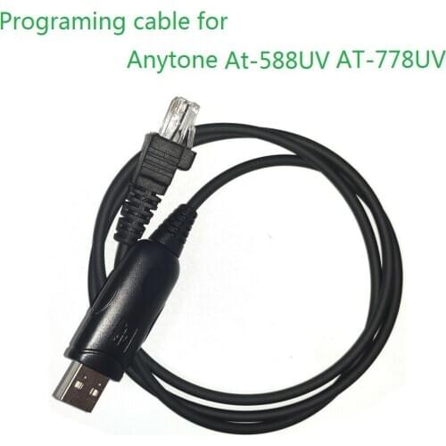 Anytone USB Programming Cable for Anytone At-588UV AT-778UV Car Mobile Radio AT588 AT778 walkie talkie