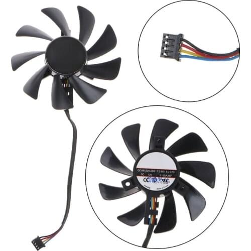 1PC 85MM FD9015U12S VGA Fan Graphics Card Cooling Fan for Sapphire HD7770 7750 HD7970 RX 580 gtx560 gtx 950