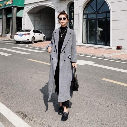 Xiangyihui Women's Gray Coats