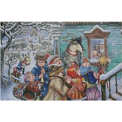 2021 Gold Collection Embroidery Merry Festival Cross Stitch How to with 100% Cotton Floss & Free Shipping for Home Decor & Gifts