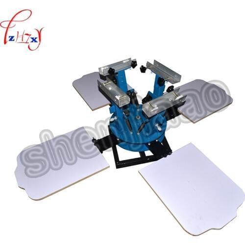 1Set 4 color 4 station T-shirt screen printing machine comeswith base good quality