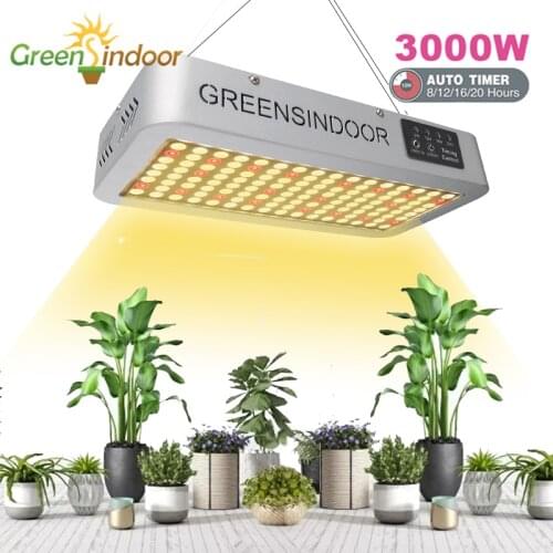 3000W Led Grow Light Full Spectrum 3500K Sunlike Phytolamp For Plants Daisy Chain Cultivation Lamp Timer Greenhouse Grow Tent