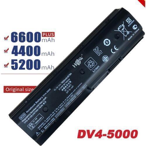 Laptop battery for HP Envy dv4 dv4-5200 dv6-7200 m6 Pavilion dv4 dv4-5000 dv6-7000 MO06 H2L55AA 9cell Free shipping