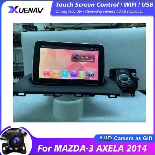 Autoradio player for MAZDA-3 AXELA 2014 Angksela car GPS navigation player for MAZDA 3 car dvd player
