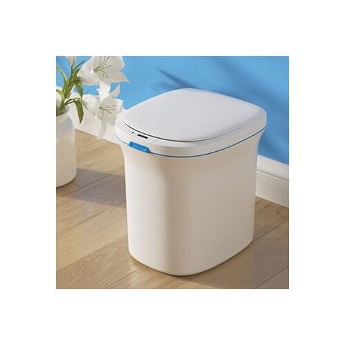 Automatic Smart Trash Can Large Capacity Induction Simple Electric Waterproof Trash Can Bathroom Cubo Basura Home Product DG50WB