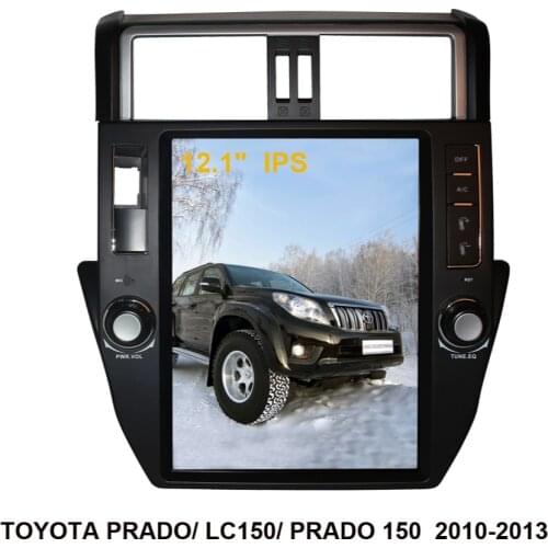 Android 9.0 Tesla Style GPS Navigation For TOYOTA Prado/Land Cruiser 150/LC150 2010-2013 Car Radio Multimedia Player Head Unit