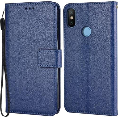 Wallet Flip Case For On Xiaomi Redmi S2 S 2 Stand Leather Case for RedmiS 2 M1803E6G M1803E6H M1803E6I Phone Bag With Strap