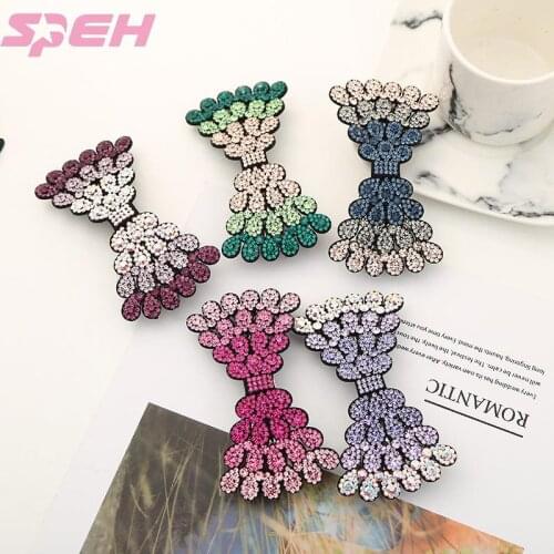 Korean version of personality small fresh and lovely hairpin creative new bow studded hair accessories ladies bangs clip