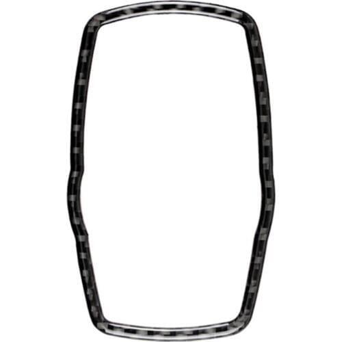 Carbon Fiber Interior Trim Multimedia Button Frame For Bmw F10 F20 F30 F34 F07