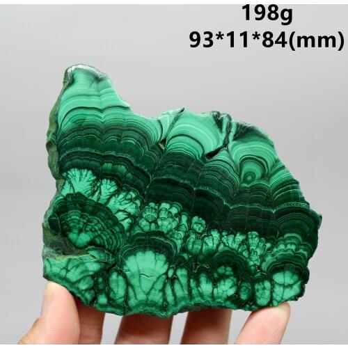 BEST! 100% Natural green malachite polished mineral specimen slice rough stone quartz Stones and crystals Healing crystal