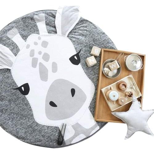 INS Diameter 100cm Nordic Lace childrens room decoration baby game blanket solid Lace Baby crawling pad Infant play mat cushion