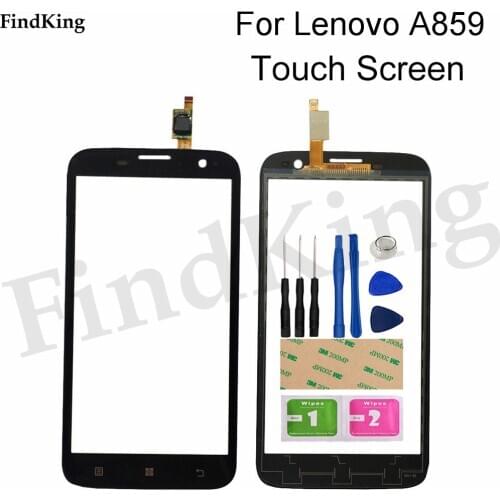 Phone Touch Screen For Lenovo A859 A 859 Touch Screen Touch Digitizer Panel Front Glass Sensor Tools Adhesive