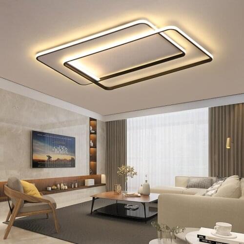Modern Home Lights Led Ceiling Light For Living room Bedroom Dining room Kitchen Light Indoor Ceiling Lamp White Metal Luminaire