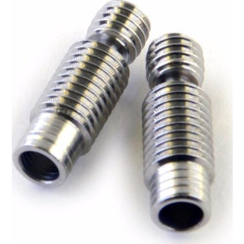 2pcs*upgrade Titanium alloy Heat Break barrel super smooth TC4 thermal barrel for V6 Jhead Bowden Hotend 1.75mm M7