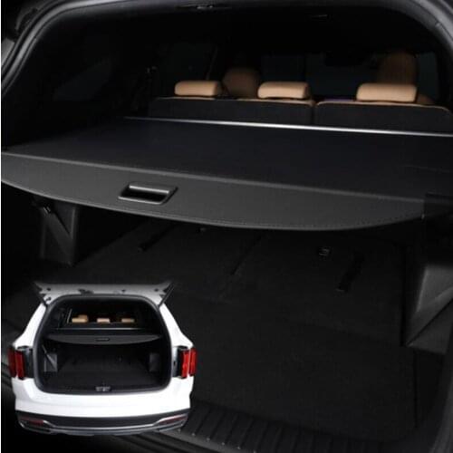 Rear Cargo Cover For KIA Telluride 2021 2022 Privacy Trunk Screen Security Shield Shade High Quality Auto Accessories