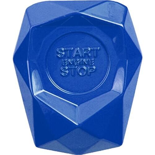 Car Engine Start Stop Switch Button Protection Cover, Prevent Children from Touching, Decorative Auto Parts, Blue