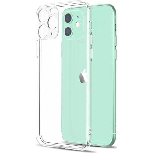 Lovebay Lens Protection Clear Phone Case For iPhone 7 11 Pro Max XS Max X XR 8 7 6 6s Plus SE 2020 Soft TPU Fashion Back Cover