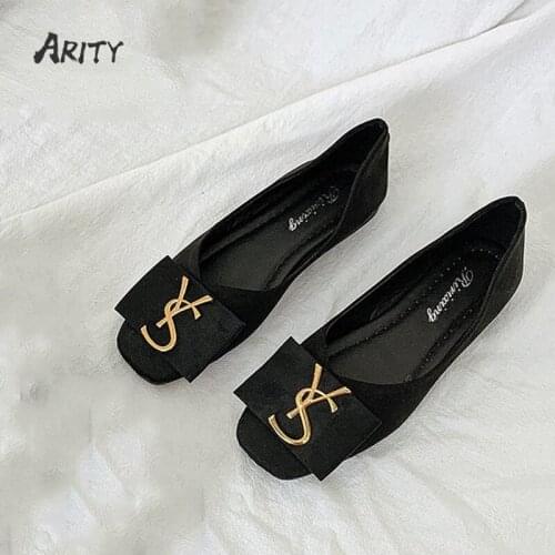 Womens Casual Shoes All-match Flat Bottom Shallow Mouth Letters Buckle Lofers Suede Square Toe Driving Work Pea Shoes