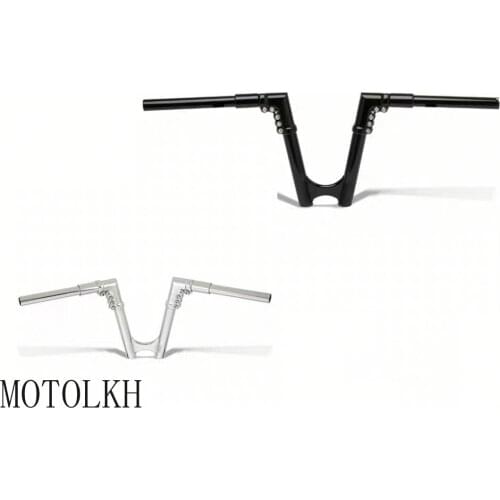 1 1 / 4 Black monkey hanger adjustment handle 12"14"16 " For Harley Softail Heritage Fat boy Breakout Deluxe Fls Slim Black line