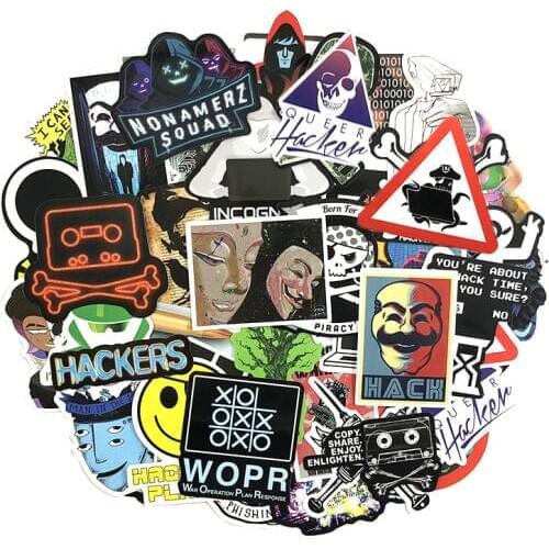 50pcs/lot Programming Geek Hacker Developer Sticker