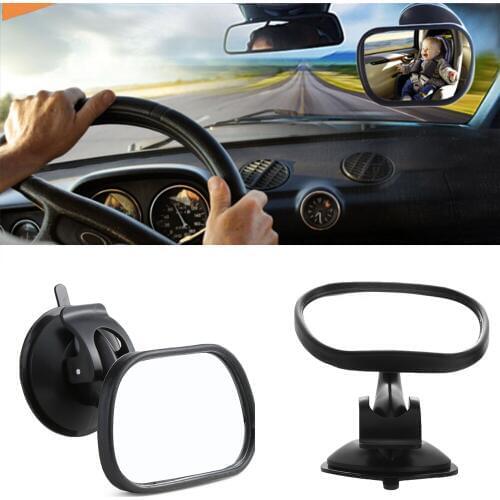 Car Baby Front View Mirror Car Adjustable 360 Retating Device Rear View Mirror Children Safety Ward Facing Mirror Car-styling
