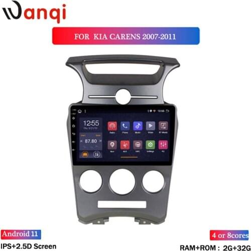 Wan qi 2G RAM 32G ROM 9 inch android 8.1 car dvd player for kia Carens 2007-2011 audio radio gps navigation system
