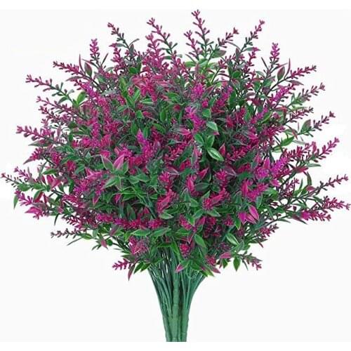Bride Holding flowers Artificial Flower Plastic Lavender Fake Plant Wedding Home Garden Decoration Photography Props Products