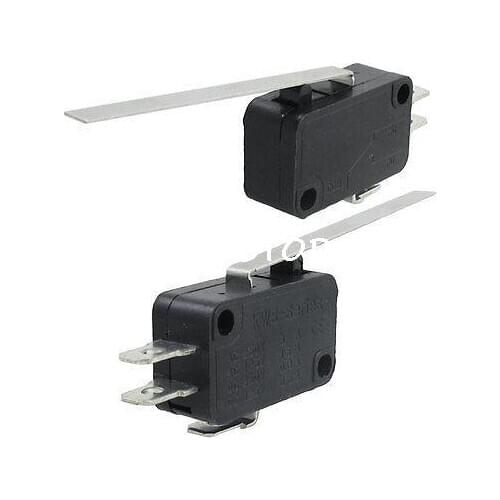 Long Straight Hinge Lever SPDT Micro Switch KW8-Series