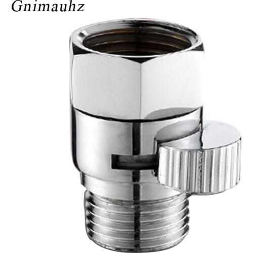 Hot Sale High Quality All Copper Chrome Shower Heads Fast Switching Through The Shut Off Valve Hose Flow Throttle Valve Seal