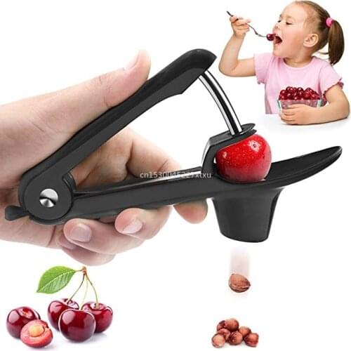Cherry Pitter Tool Olive Seed Corer Remover Cherry Stoner Space-Saving Lock Design Make Fresh Cherries Dishes Cocktail Cherries