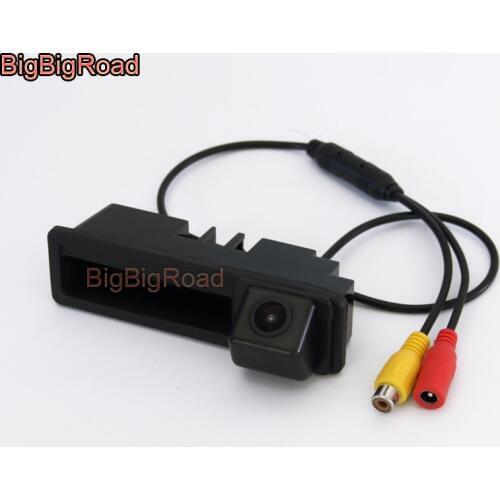 For Audi A3 S3 RS3 8P A4 S4 RS4 B6 B7 A6 C6 4F S6 RS6 Q7 4L 2003~2015 Car Trunk Handle Camera Rear View Camera CCD Night Vision