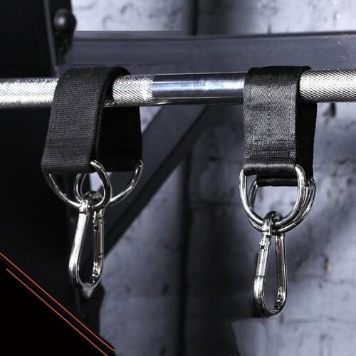 150kg Swing Hanging Straps Kit Gym Hanging Strap Webbing W/ D-ring Hooks
