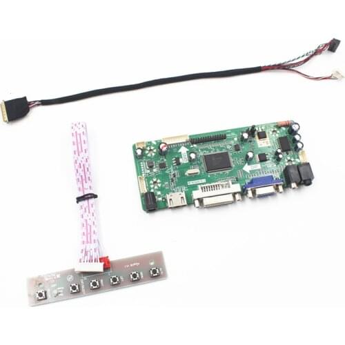 M.NT68676.2A DVI VGA Audio HDMI-compatible LCD Controller Board for CLAA156WA15A CLAA156WA11A 15.6 inch WLED LVDS 1366x768