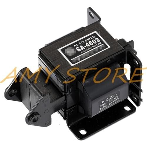 MQ6-8N SA-4602 AC 110V 220V 30mm Stroke 8Kg Force Solenoid Tractive Electromagnet SA-4602