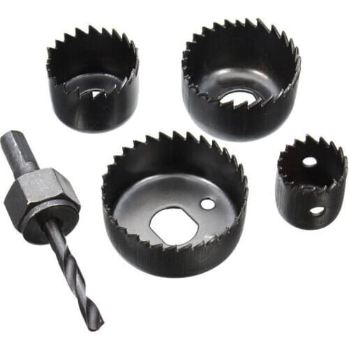 5pc Hole Saw Set Drill Bit Cutting Cutter Round Circular 30mm 38mm 44mm 54mm