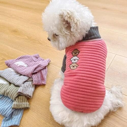 Coat Jacket Pet Dog Clothes Autumn Winter Vest Clothing Teddy Bichon Puppies Coat Vest Clothing